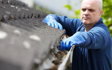 cleaning and inspecting Culkein Drumbeg roofs